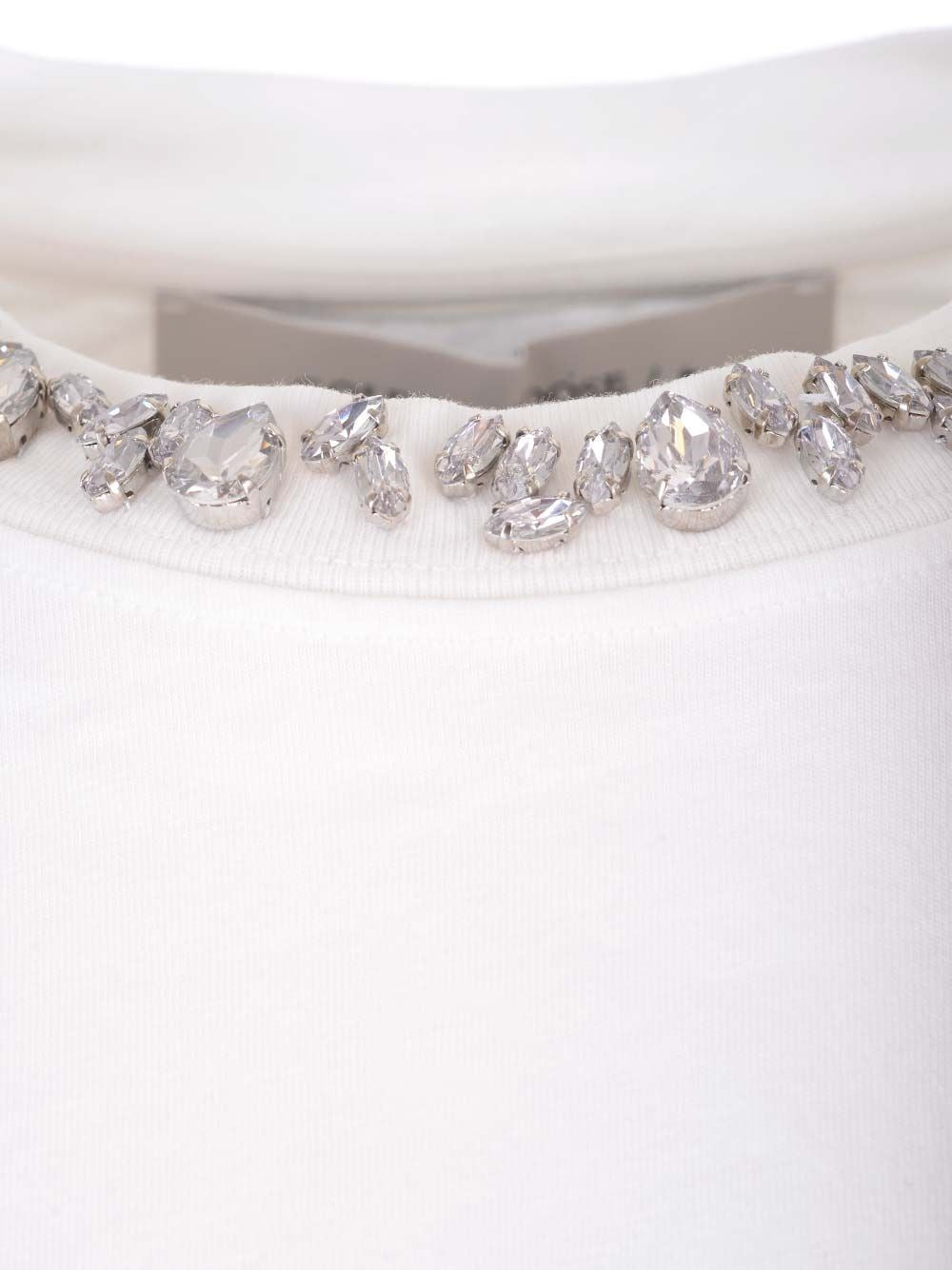 Golden Goose Women Crystals Embellished T-Shirt GOLDEN GOOSE