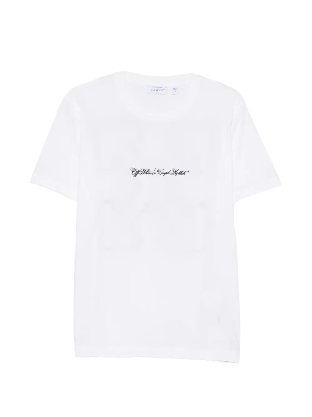 Off White Men `Script Arrow` Short Sleeve Slim T-Shirt OFF-WHITE