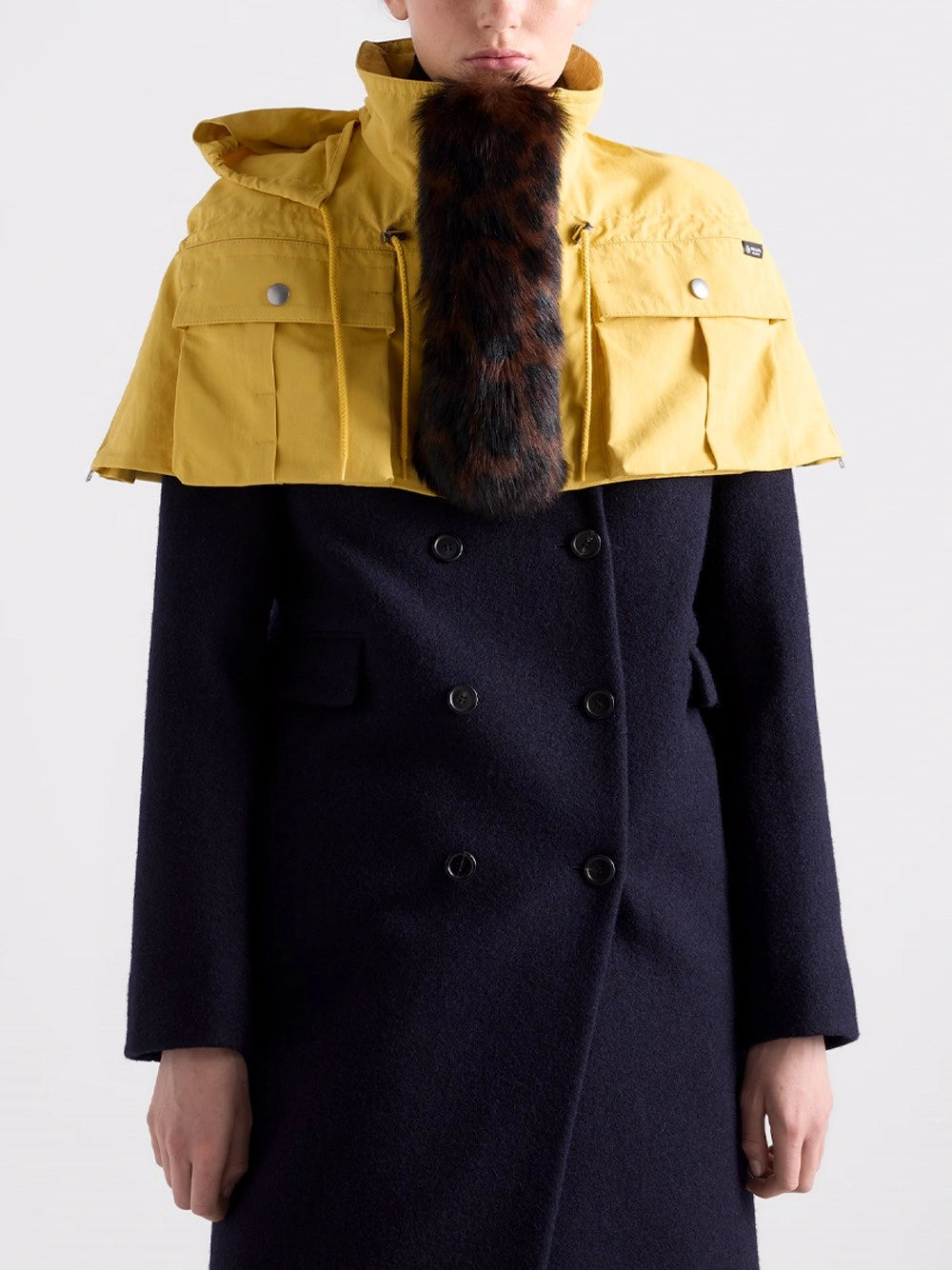 Prada Women Shetland Wool Coat PRADA