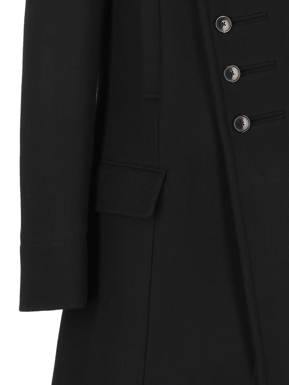 Dries Van Noten Men Long Coat With Asymmetric Buttons DRIES VAN NOTEN
