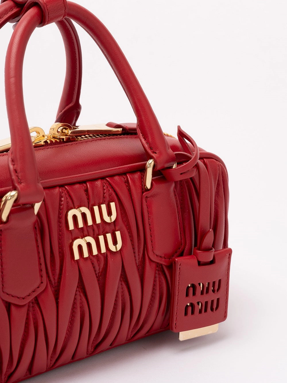 Miu Miu Women `Arcadie` Matelassé Nappa Leather Bag MIU MIU