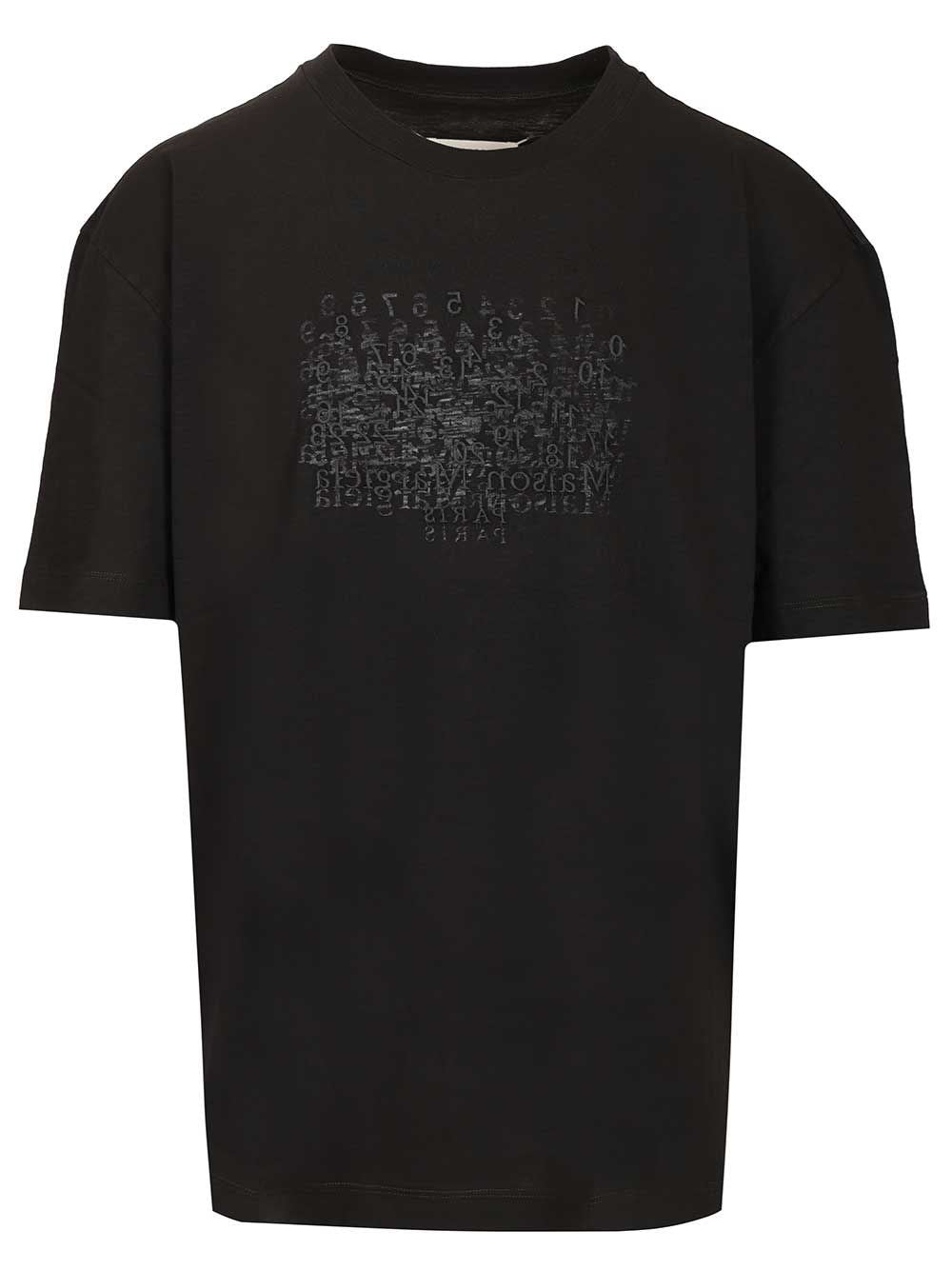 Maison Margiela Men Embroidered Cotton T-Shirt MAISON MARGIELA