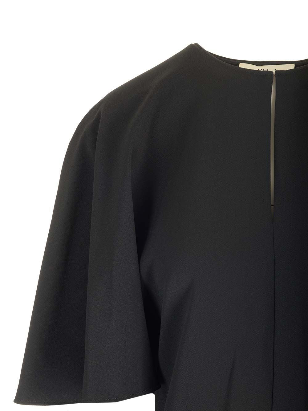 Chloe' Women Cape Sleeves Mini Dress CHLOE