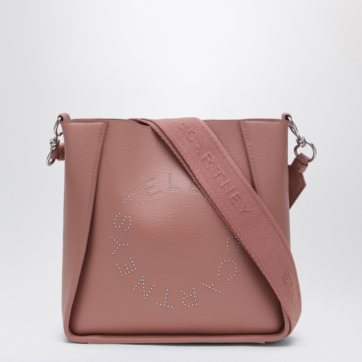 Stella Mccartney Square Pink Crossbody Bag With Logo Women STELLA MCCARTNEY