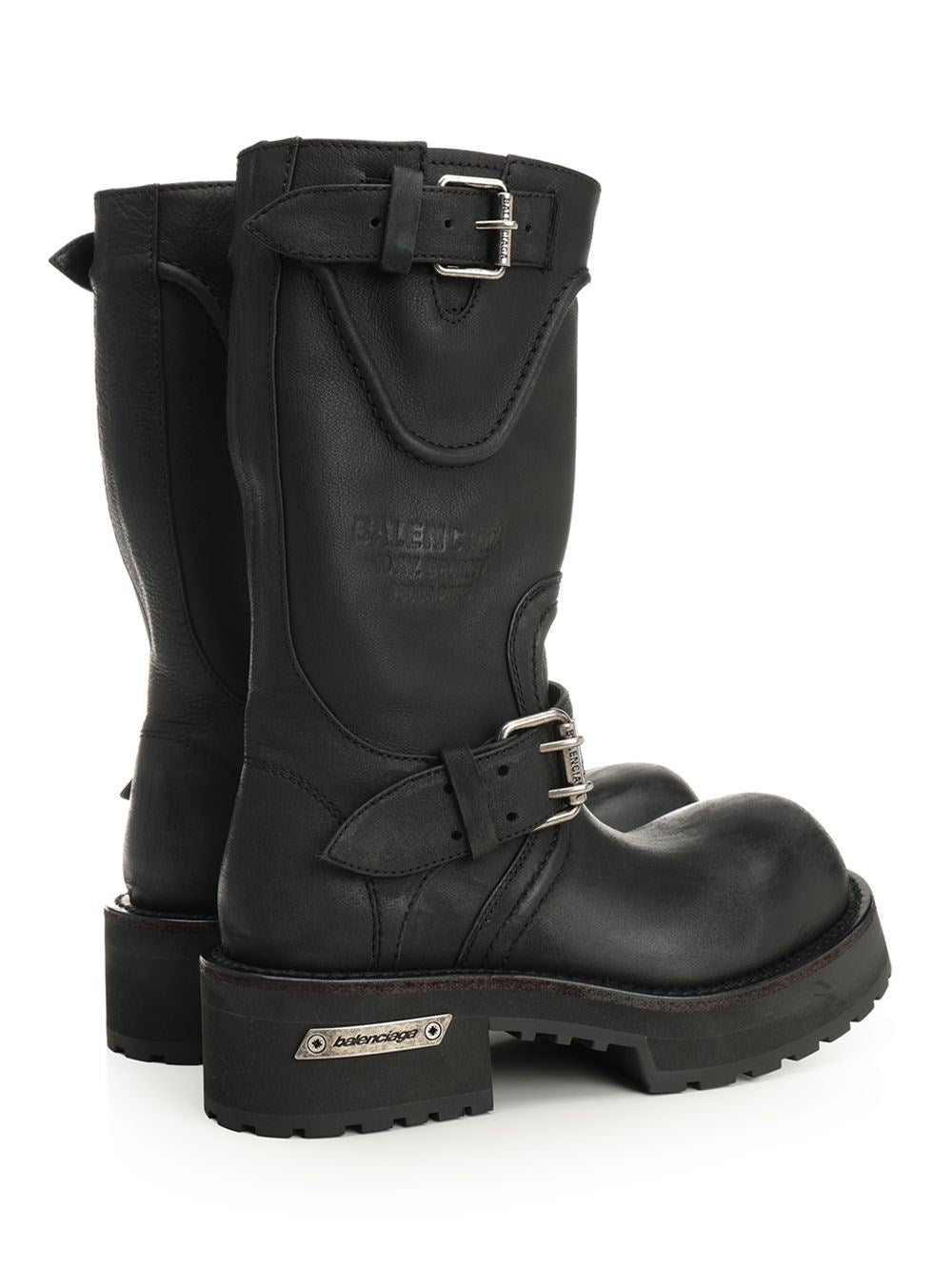 Balenciaga Women "Venom" Leather Boots