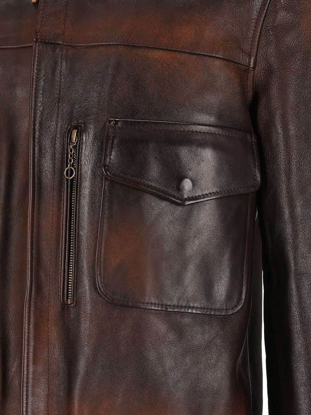 Golden Goose Men Distressed-Effect Bomber Jacket GOLDEN GOOSE