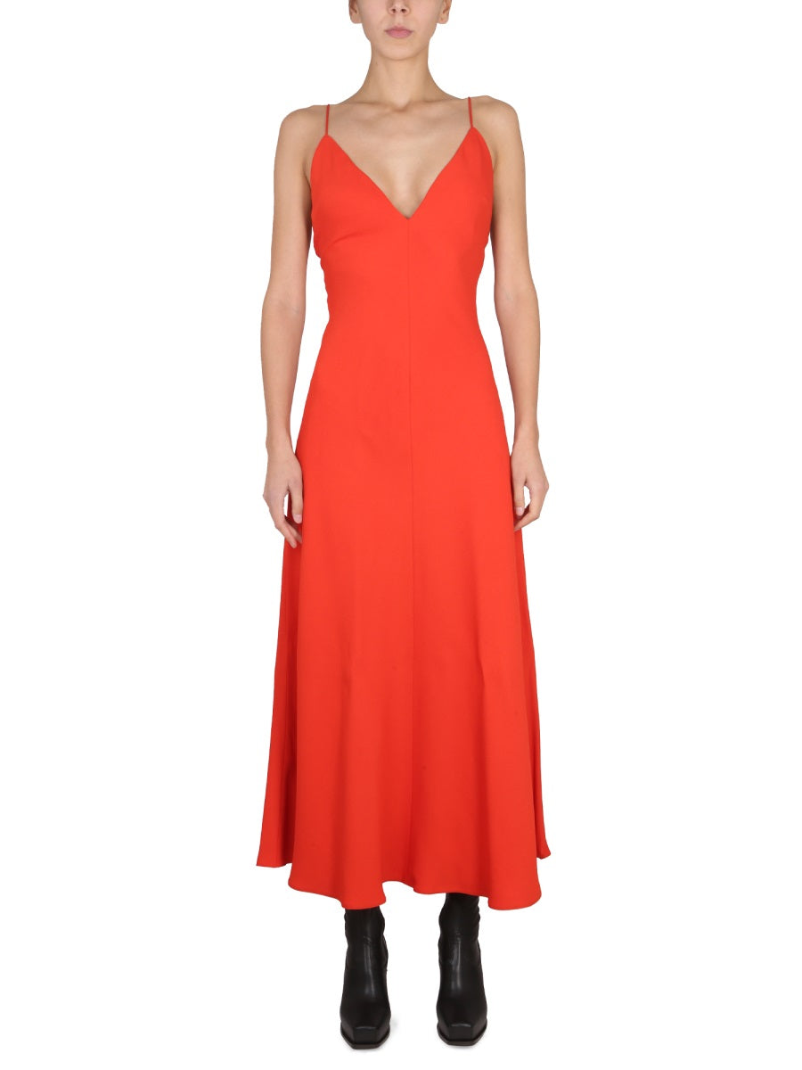 Stella Mccartney Women Maxi V-Neck Dress STELLA MCCARTNEY