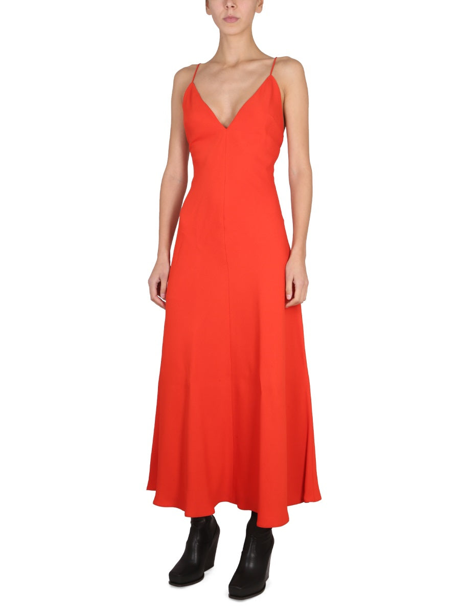 Stella Mccartney Women Maxi V-Neck Dress STELLA MCCARTNEY