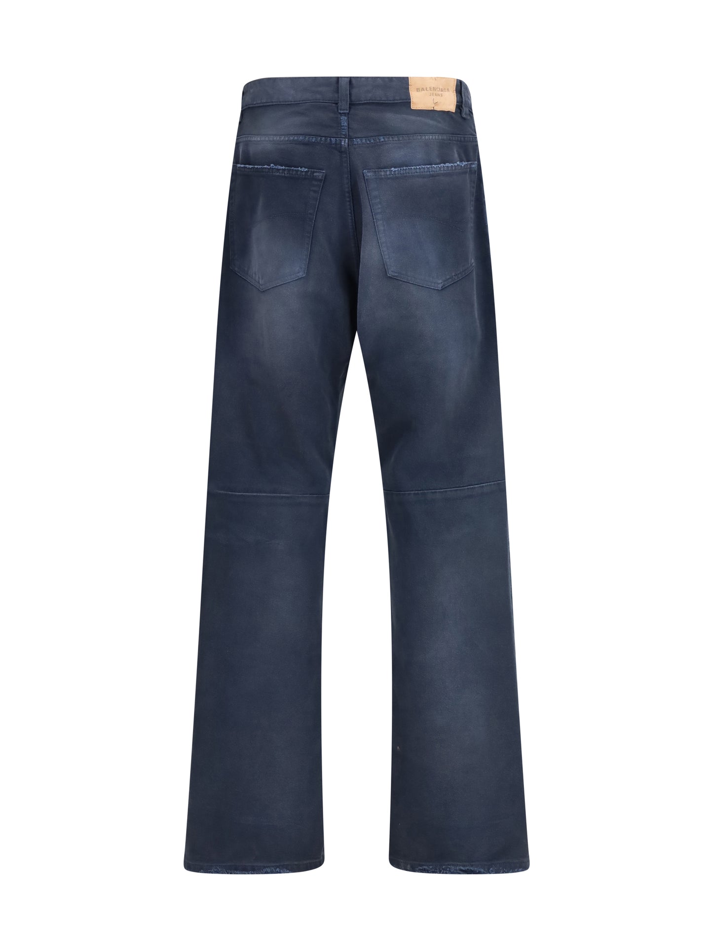 Balenciaga Men Wide-Leg Denim Jeans BALENCIAGA