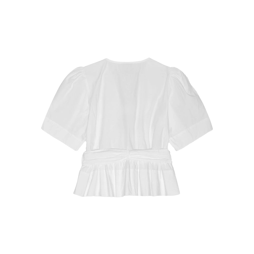 Ganni White Tops - Blouses Women GANNI