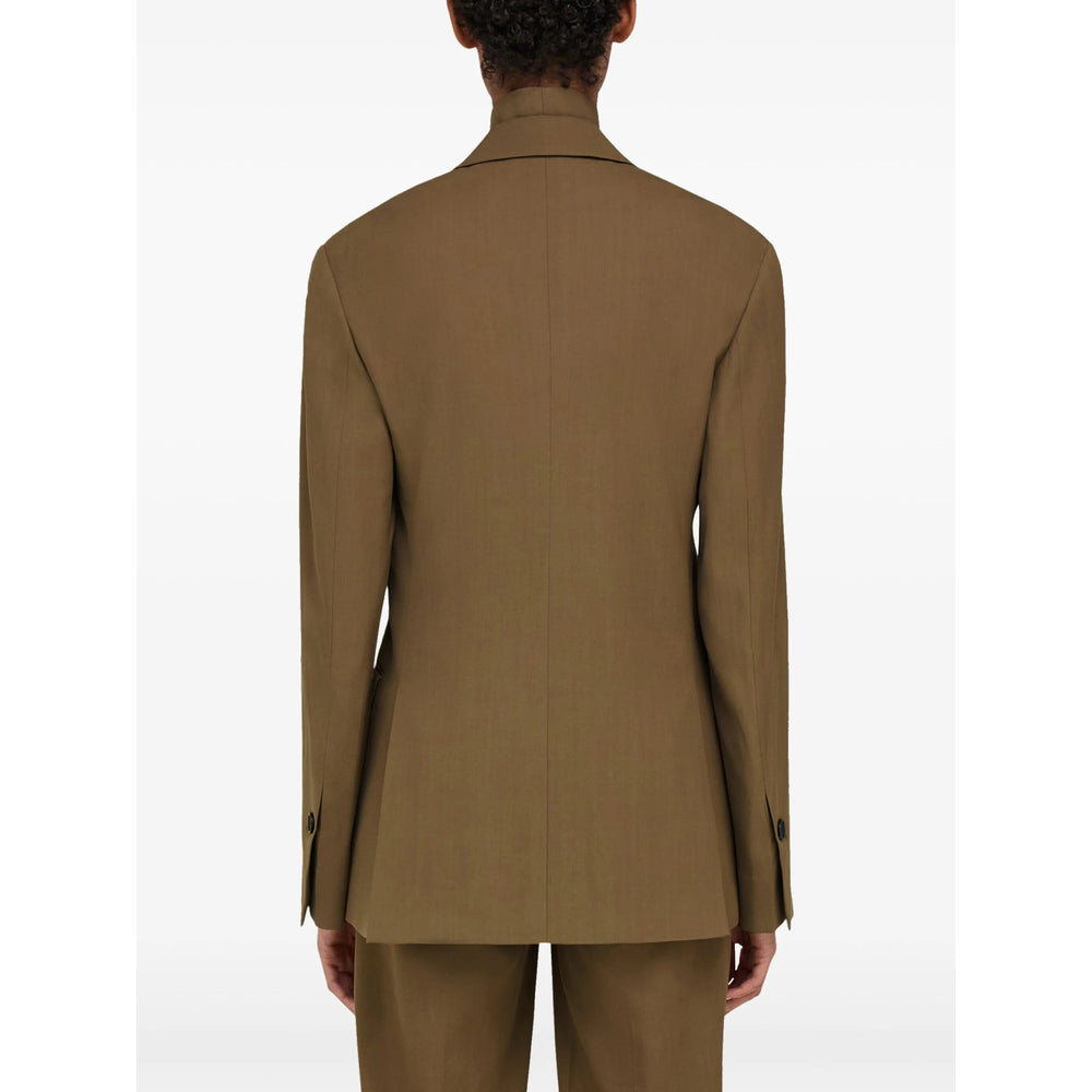Ferragamo Brown Jackets - Blazers Women FERRAGAMO