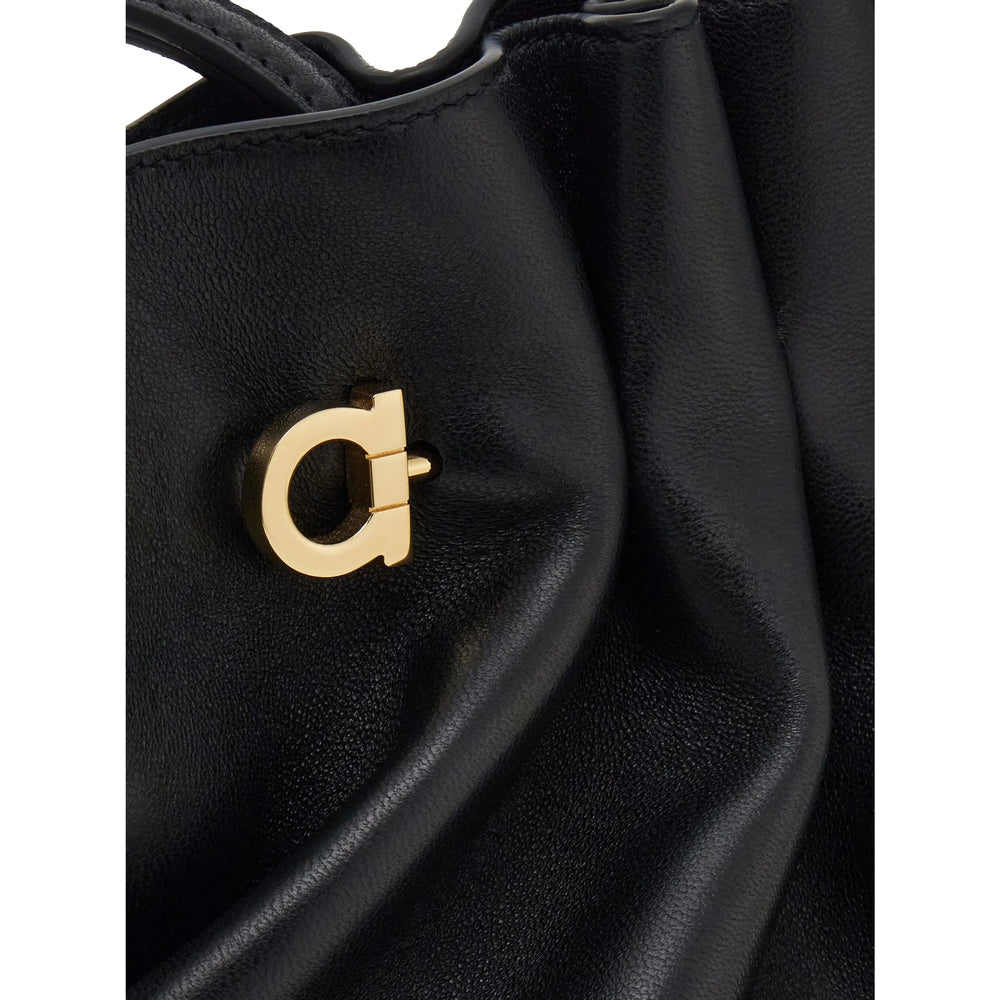 Ferragamo Black Shoulder Bags Women FERRAGAMO