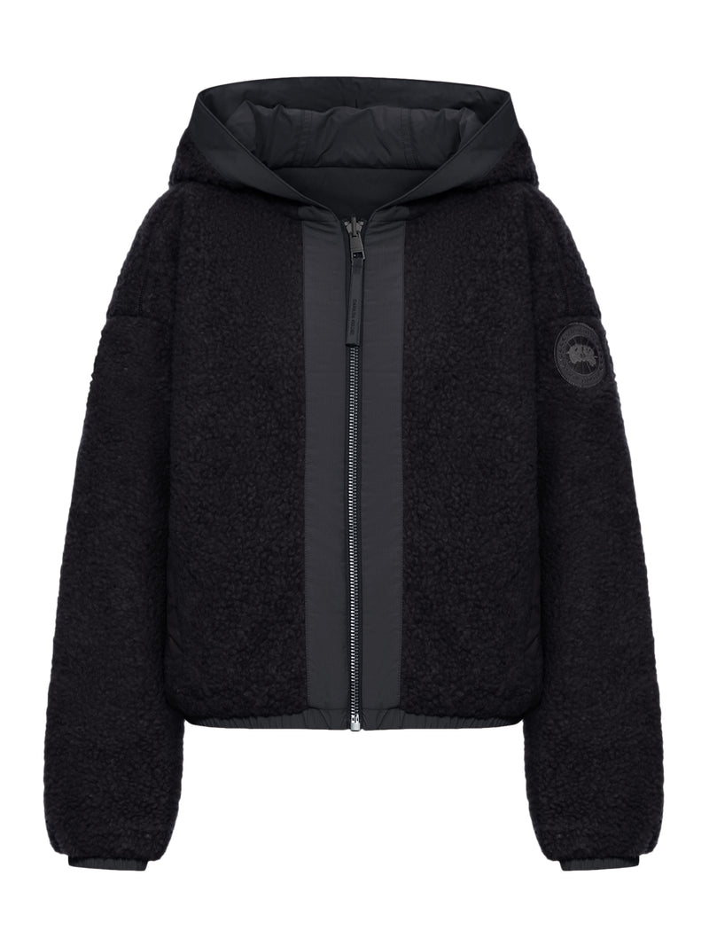Canada Goose Women Alberni Reversible Fleece Bomber Jacket CANADA GOOSE