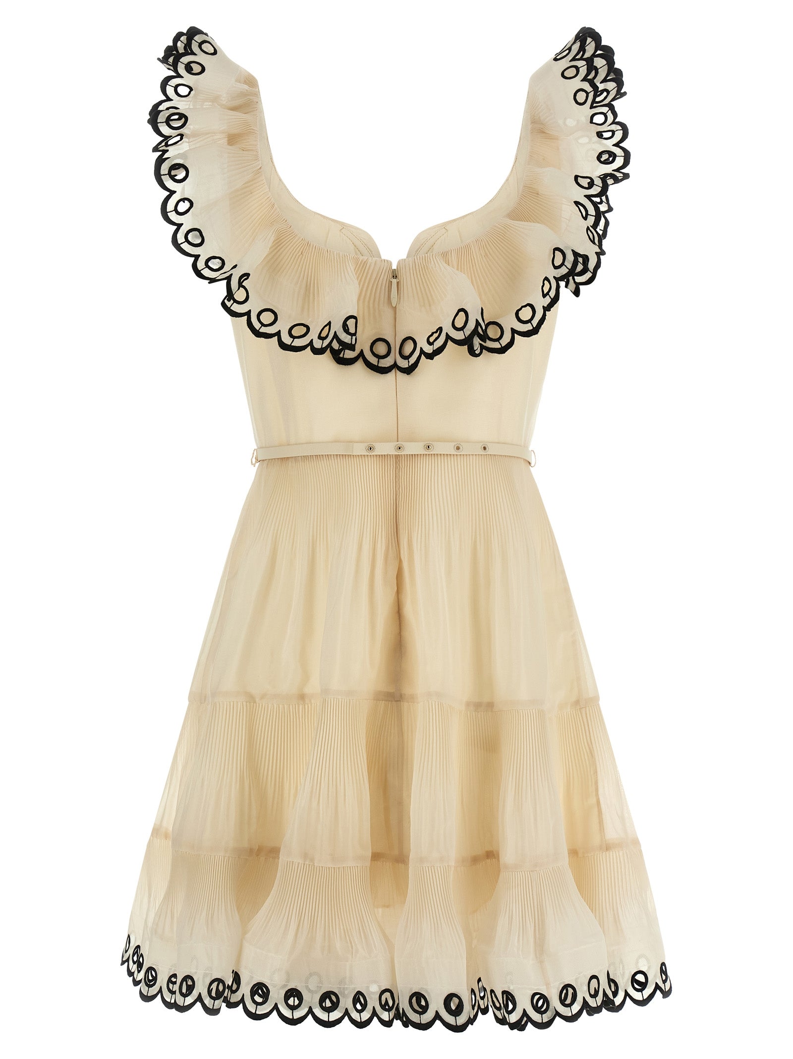 Zimmermann Women 'Embroidered Frilled Mini' Dress ZIMMERMANN