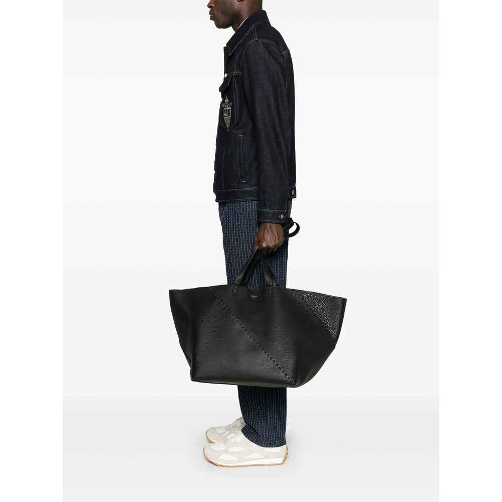Fendi Black Tote Bags Men FENDI
