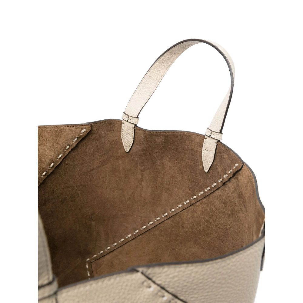 Fendi Neutrals Tote Bags Men FENDI