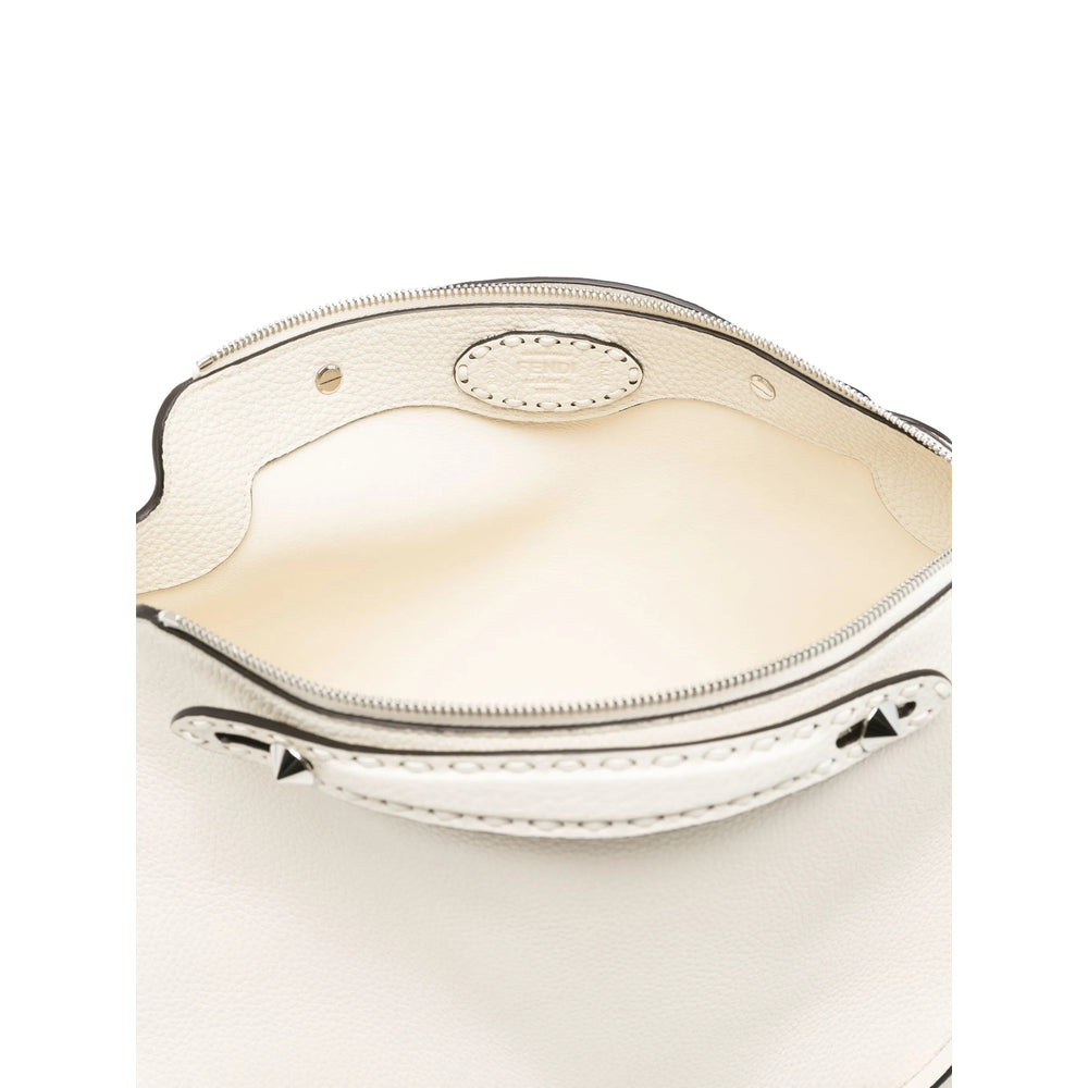 Fendi White Tote Bags Women FENDI