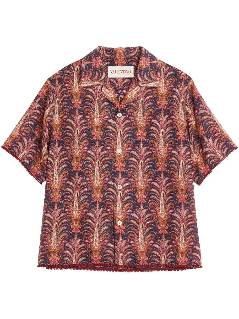 Valentino Garavani Men `Voyage Imaginaire` Bowling Shirt VALENTINO GARAVANI