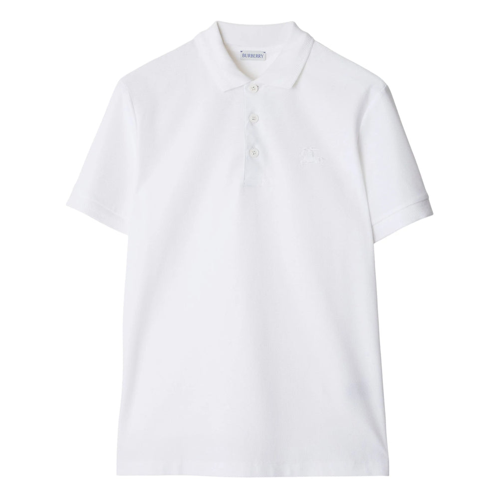 Burberry White Polo Shirts Men BURBERRY