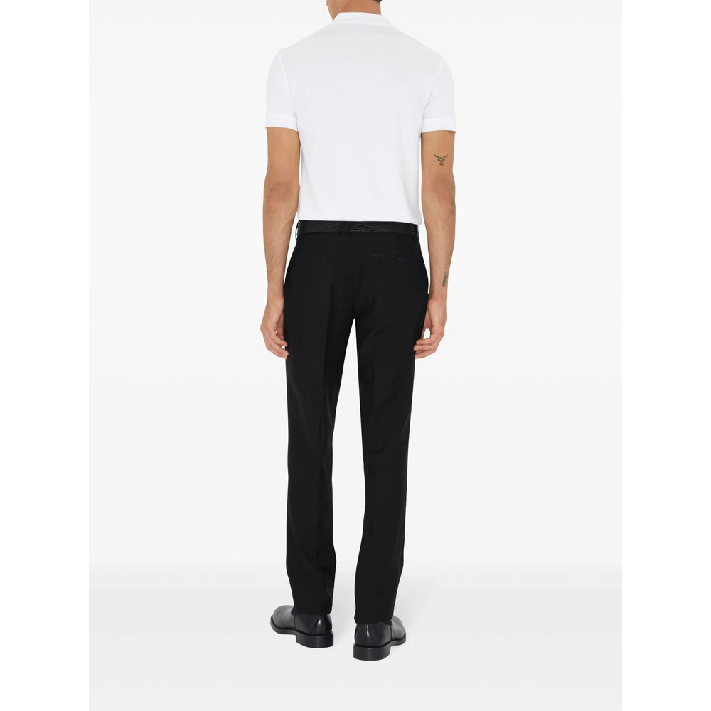 Burberry White Polo Shirts Men BURBERRY