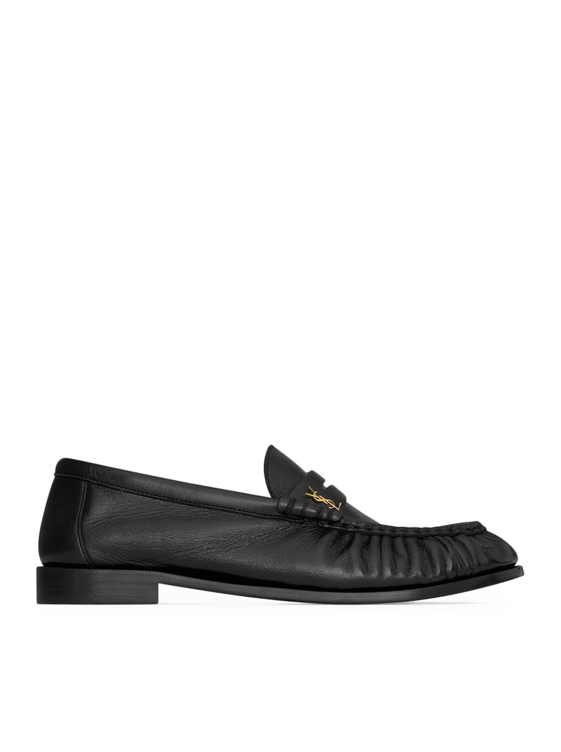 Saint Laurent Women Le Loafer Soft Moccasins In Polished Leather SAINT LAURENT