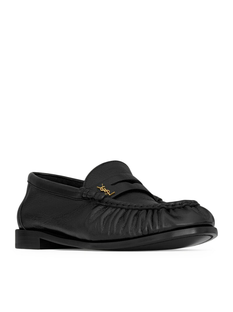 Saint Laurent Women Le Loafer Soft Moccasins In Polished Leather SAINT LAURENT