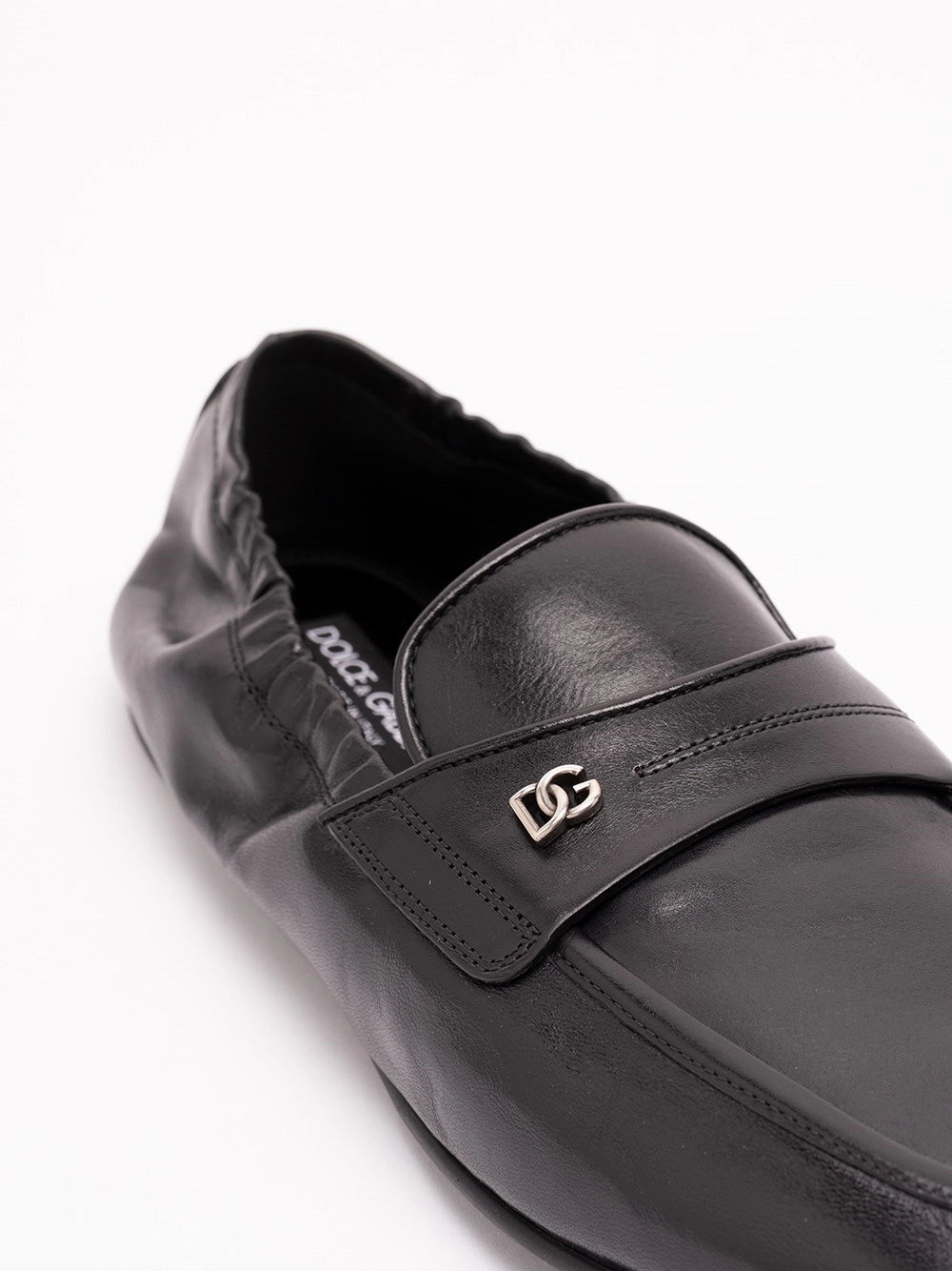 Dolce & Gabbana Men Elastic-Back Loafers