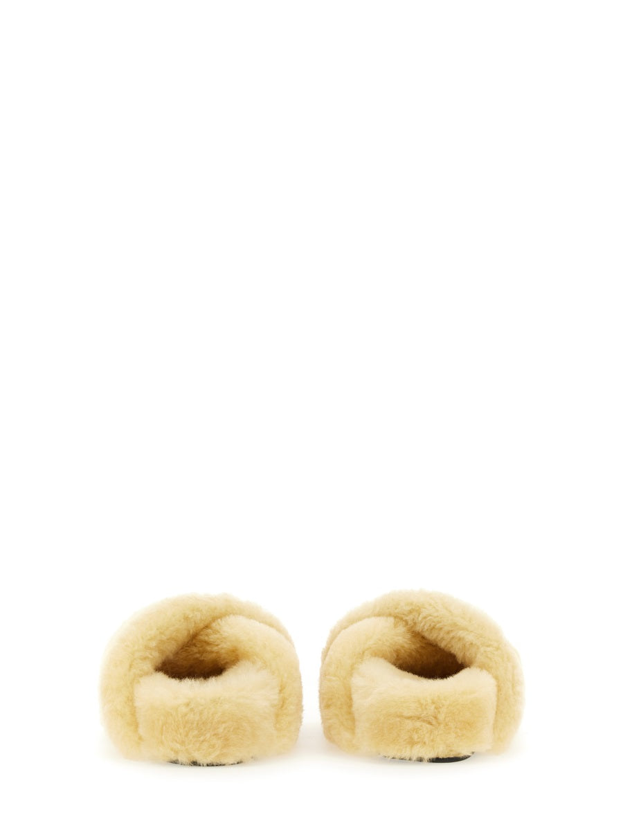 Jil Sander Women Shearling Sandal JIL SANDER