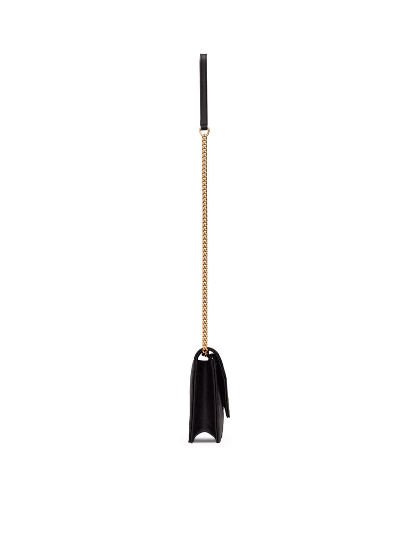 Saint Laurent Women Classic Cassandre Chain Envelope Clutch In Grain De Poudre Leather SAINT LAURENT