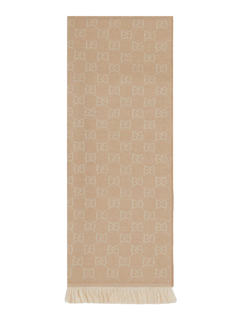 Gucci Women Gg Wool Scarf GUCCI