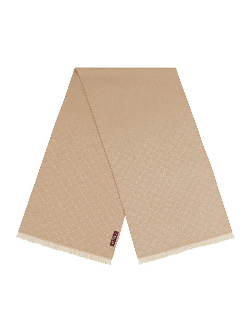 Gucci Women Gg Wool Scarf GUCCI