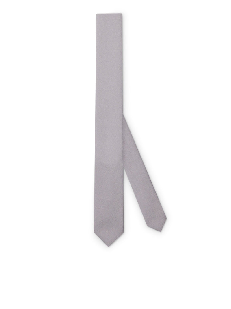 Gucci Men Silk Tie With Crepe Effect GUCCI