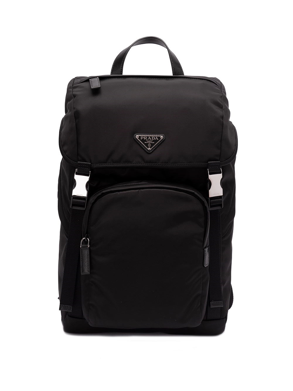Prada Men Re-Nylon And Saffiano Leather Backpack PRADA