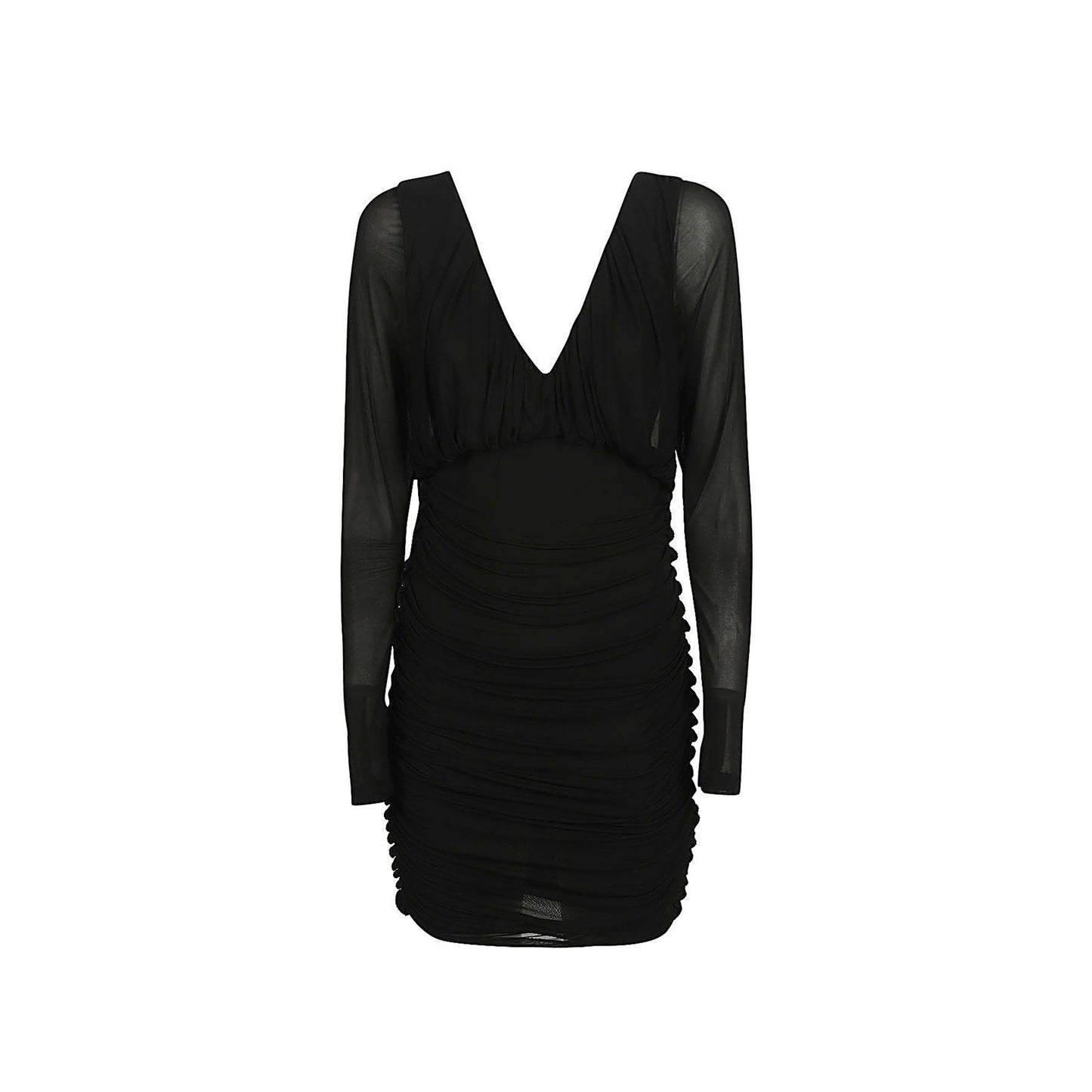 Saint Laurent Mini Draped Dress Women SAINT LAURENT
