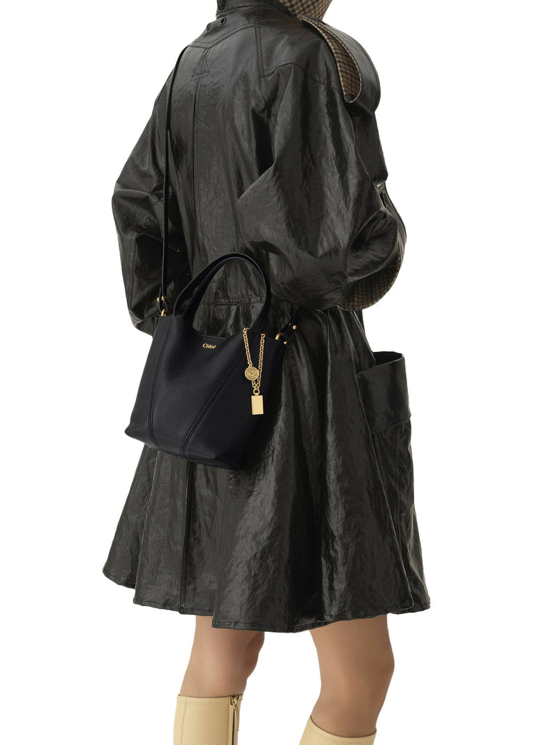 Chloe` Women Chloé Spin Small Tote Bag In Grainy Leather CHLOE