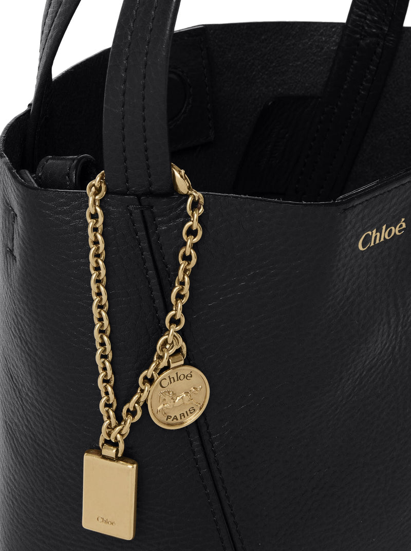 Chloe` Women Chloé Spin Small Tote Bag In Grainy Leather CHLOE