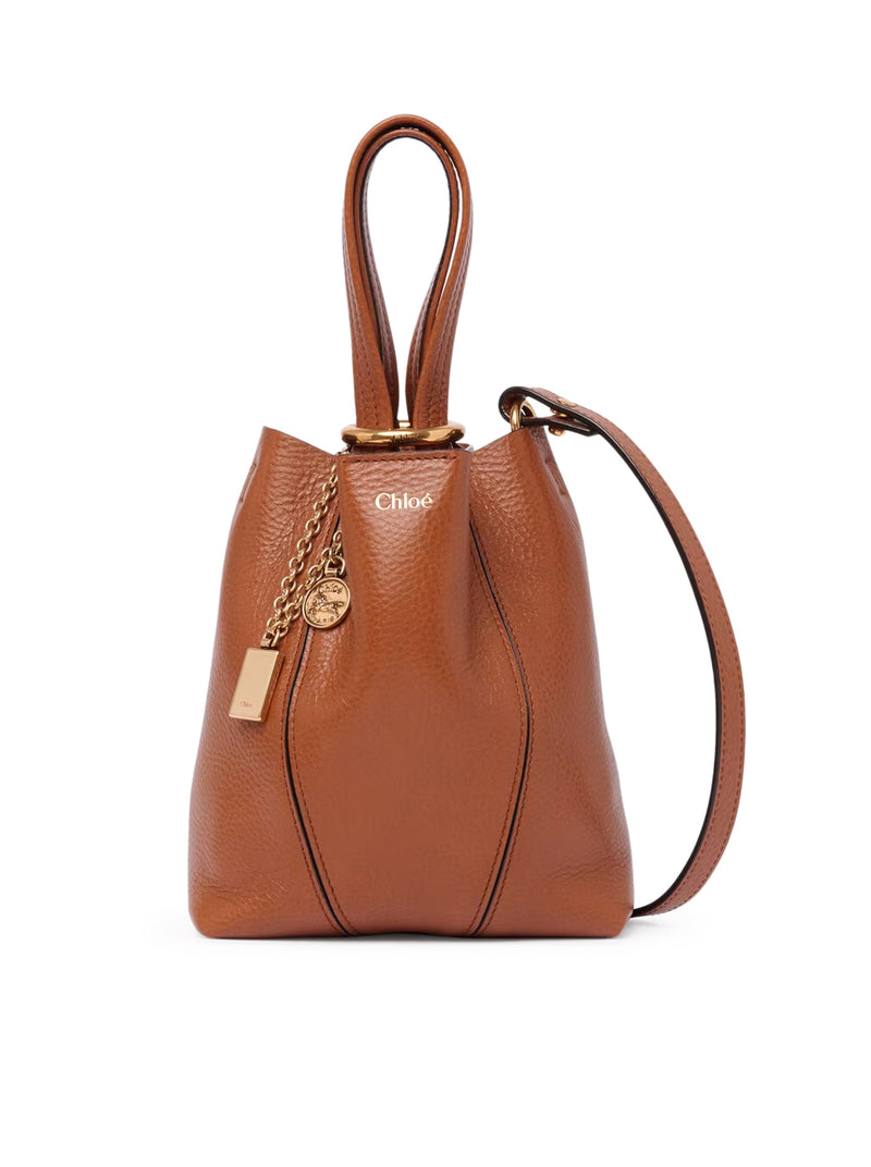 Chloe` Women Chloé Spin Small Tote Bag In Grainy Leather CHLOE
