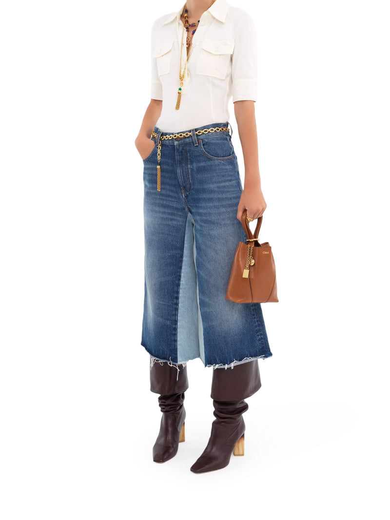 Chloe` Women Chloé Spin Small Tote Bag In Grainy Leather CHLOE