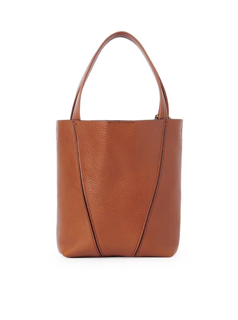 Chloe` Women Chloé Spin Small Tote Bag In Grainy Leather CHLOE