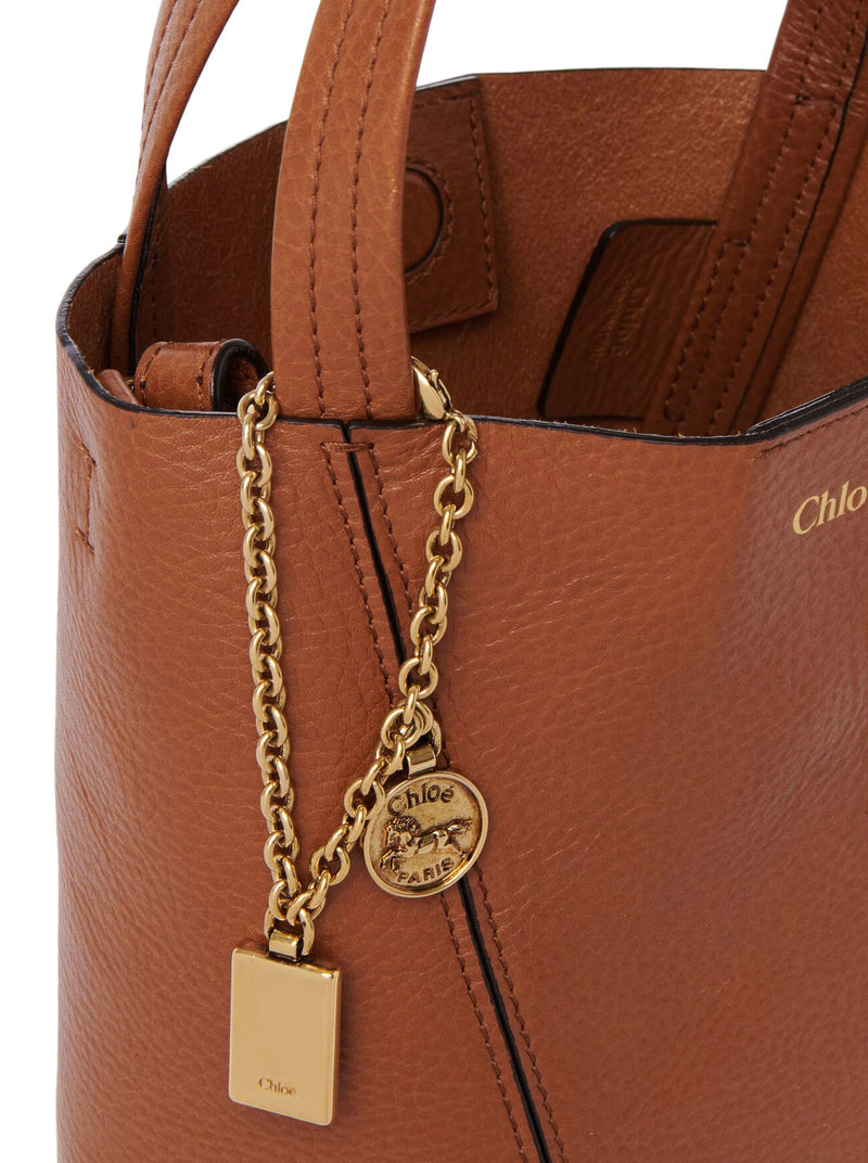 Chloe` Women Chloé Spin Small Tote Bag In Grainy Leather CHLOE