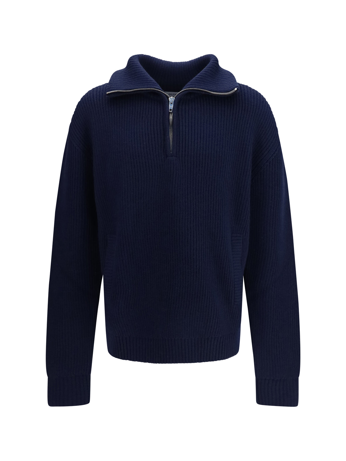Balenciaga Men Ribbed Knit Zip Sweater BALENCIAGA