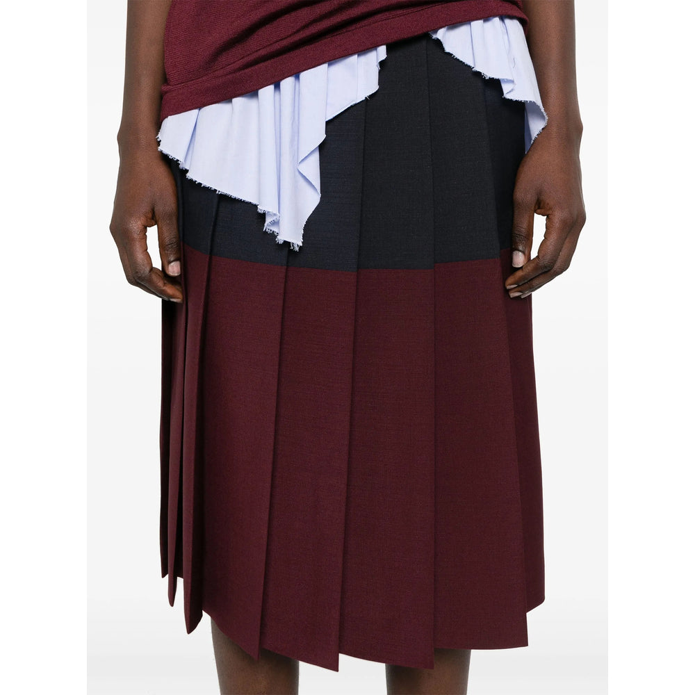 Miu Miu Purple Skirts - Pleated Skirts Women MIU MIU