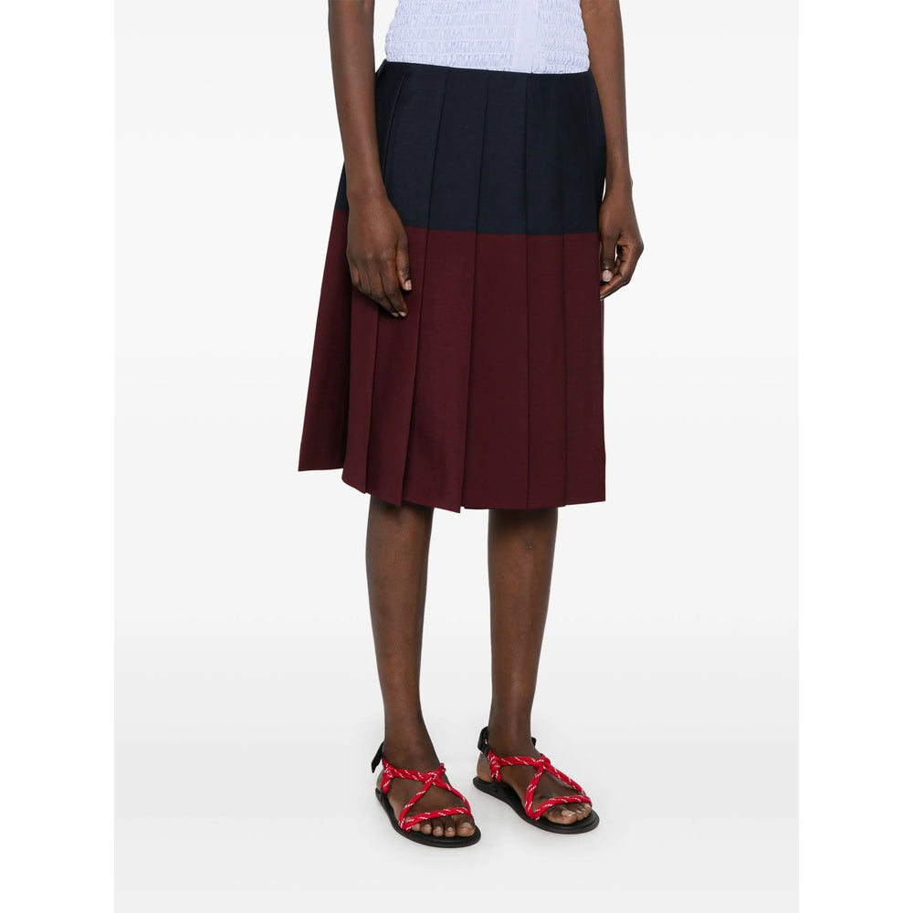 Miu Miu Purple Skirts - Pleated Skirts Women MIU MIU