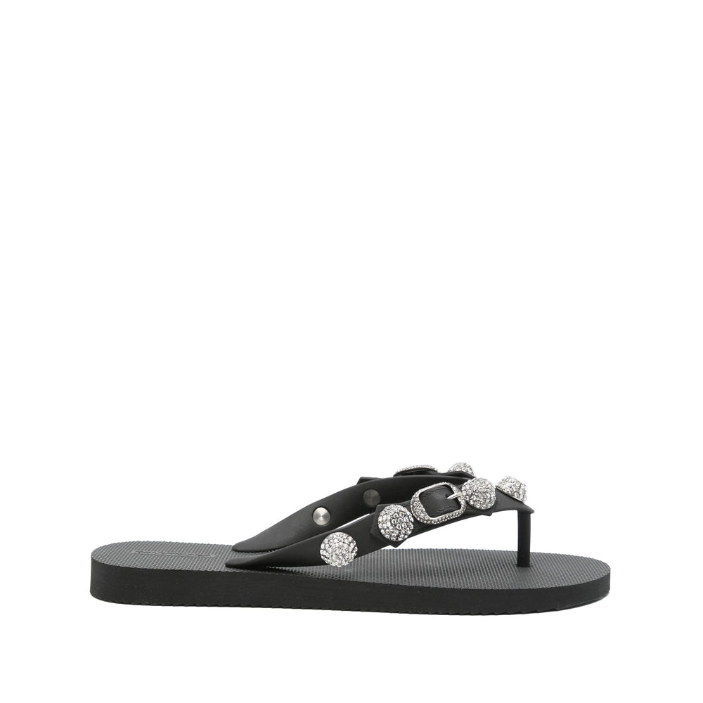 Balenciaga Black Flip-Flops & Slides Women BALENCIAGA