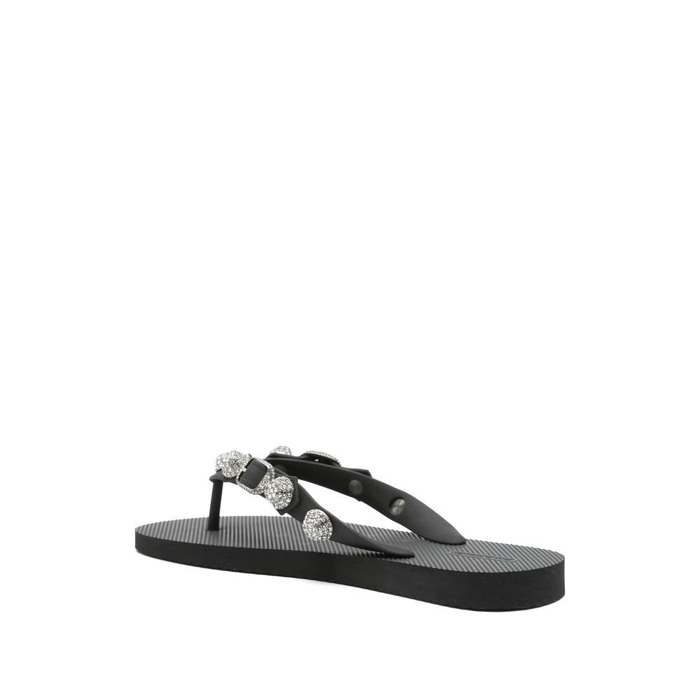 Balenciaga Black Flip-Flops & Slides Women BALENCIAGA