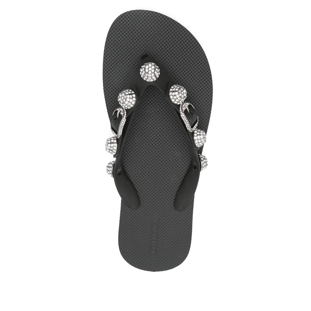 Balenciaga Black Flip-Flops & Slides Women BALENCIAGA