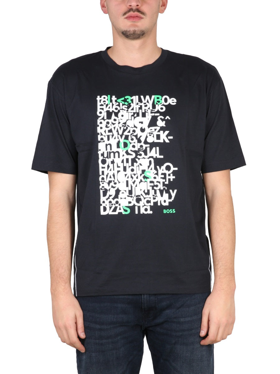 Boss Men Logo Print T-Shirt BOSS