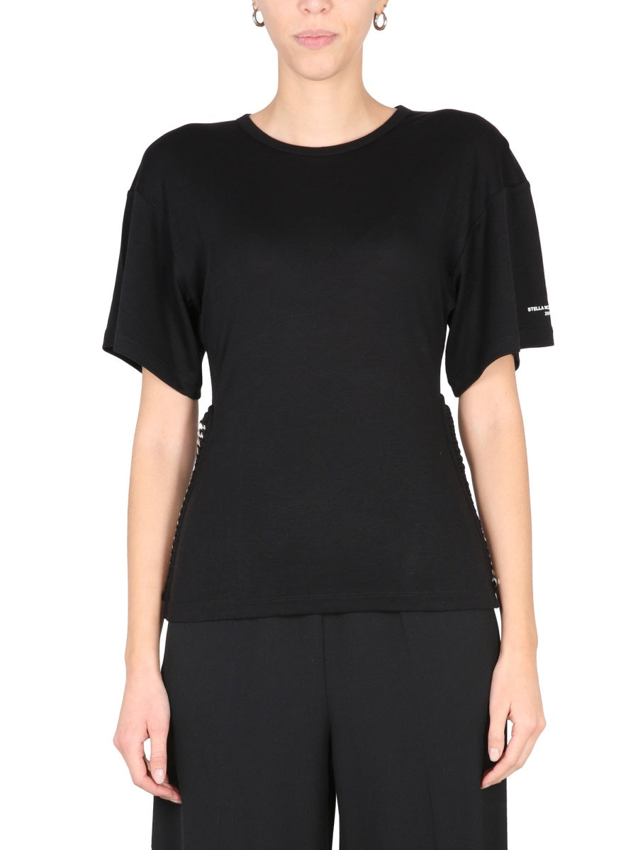 Stella Mccartney Women T-Shirt With Chain Detail STELLA MCCARTNEY