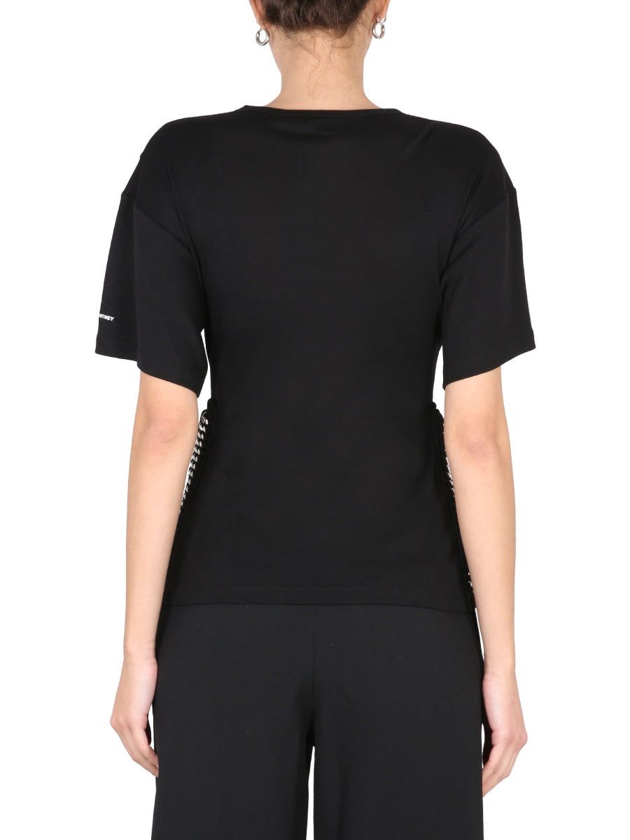 Stella Mccartney Women T-Shirt With Chain Detail STELLA MCCARTNEY