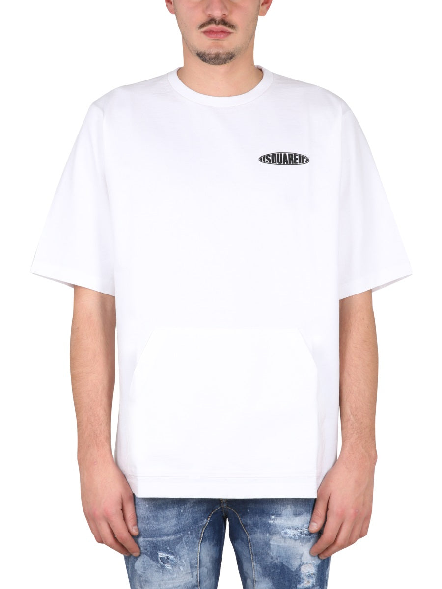 Dsquared Men Surf Board Skater T-Shirt DSQUARED2